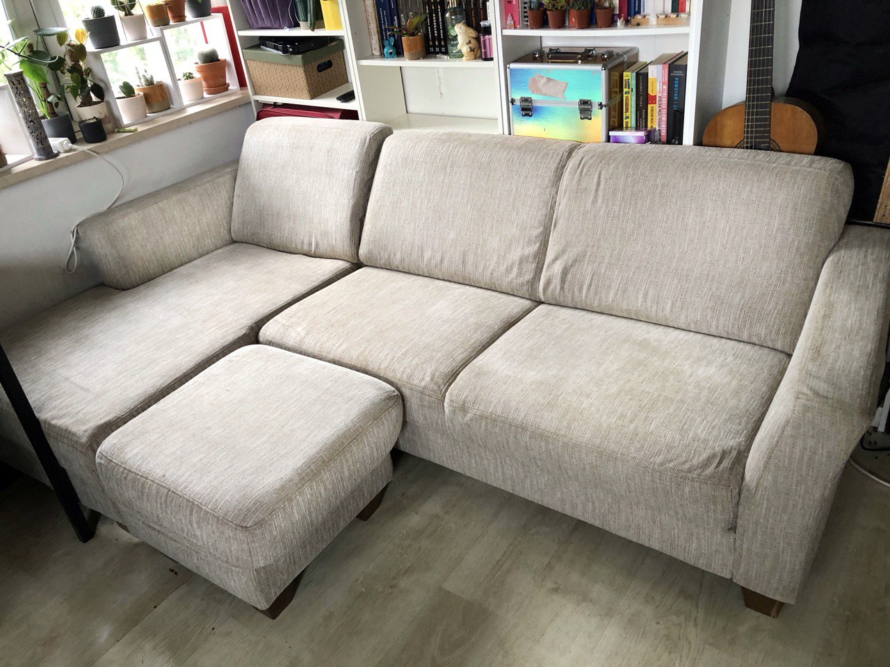 Pranie kanapy Warszawa przed i po